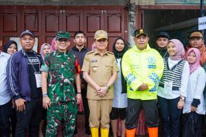 Hari Pemungutan Suara, Pj Gubernur Sumut Agus Fatoni dan Forkopimda Tinjau TPS dan Banjir