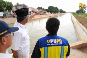 Dukung Swasembada Pangan, Menteri Dody Tinjau Rehabilitasi dan Modernisasi Jaringan Irigasi di Kabupaten Subang