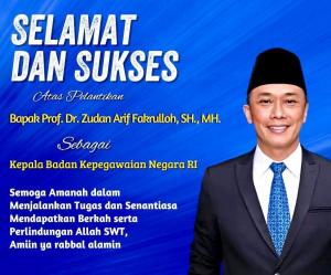 Selamat! Prof Zudan Arif Dilantik Jadi Kepala BKN, Komitmen Wujudkan Reformasi Birokrasi dan Tingkatkan Kualitas Layanan Publik