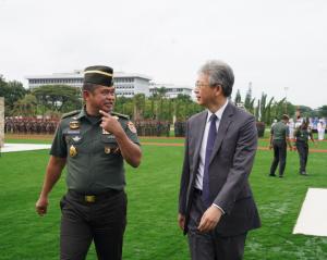 Kasad Dampingi Panglima TNI Terima Kunjungan Kepala Staf Gabungan Angkatan Bersenjata RRT