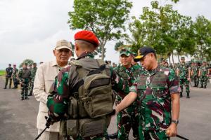 Panglima TNI Dampingi Menhan RI di Pusdiklatpassus Kopassus Batujajar