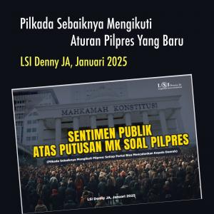 Pilkada Sebaiknya Mengikuti Aturan Pilpres yang Baru