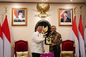 Terima Pimpinan KPK, Menkopolkam Sampaikan Komitmen Dukungan Pemberantasan Korupsi