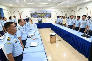 Tutup Rapat RKAKL, Pangkoops Udara I: Selalu Ikuti Kepatuhan dalam Aturan dan Hindari Segala Bentuk Penyimpangan