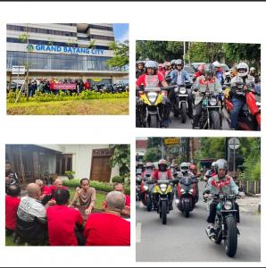 Sambutan dari Berbagai Tokoh Masyarakat Warnai Touring Imlek Legend Riders