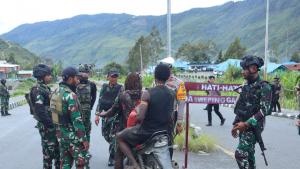 Jelang Putusan MK, Kodim 1714/PJ Intensifkan Sweeping Gabungan