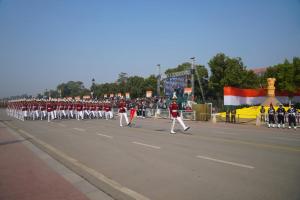Wakasad Pimpin Kontingen Patriot Indonesia dalam Defile Perayaan Hari Republik India ke-76