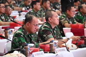 Rapim TNI 2025 untuk Tercapainya Kesamaan Pola Pikir, Pola Sikap dan Pola Tindak seluruh Pimpinan TNI yang Selaras dengan Kebijakan Pemerintah