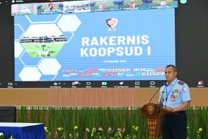 Rakernis Koops Udara I: Koopsud I Siap Dukung Koopsudnas Wujudkan TNI AU AMPUH