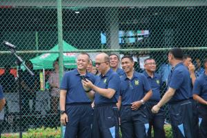 Pangkoops Udara I Ikuti Upacara Pembukaan Pertandingan Tenis Nasional Open Kasau Cup