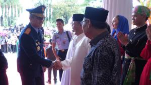 Perkuat Sinergitas Forkopimda Pangkoops Udara I Hadiri Sertijab Gubernur DKI Jakarta