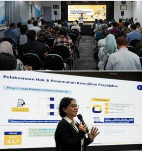 Cara Lapor Berubah, DJP Jaksel 2 Menyosialisasi e-SPOP PBB P5L dengan Coretax