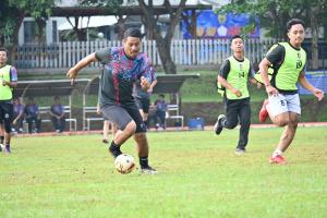 Sambut Peringatan HUT TNI AU ke-79, Koops Udara I Gelar Pertandingan Mini Soccer Antar Satker