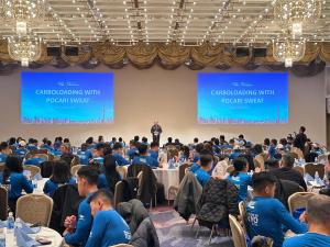 Dukung 431 Pelari Indonesia, Dubes Heri Akhmadi Hadiri Pocari Sweat Carbo Loading Tokyo Marathon 2025
