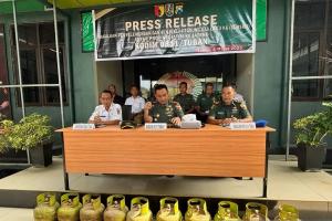 Aparat Kodim 0811/Tuban Gagalkan Penyeludupan LPG