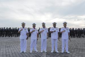 Pengkoarmada RI Pimpin Sertijab Pangkoarmada I dan Pangkoarmada II