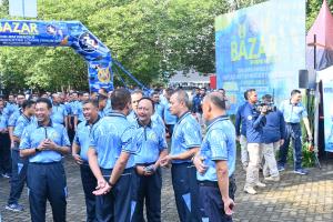 Panglima Koops Udara I Hadiri Bazar Dalam Rangka HUT Ke-79 TNI AU