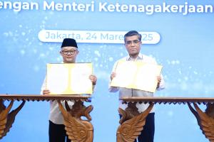 Selaraskan Pendidikan dengan Kebutuhan Industri, Kemnaker-Kemendikdasmen Tanda Tangani MoU