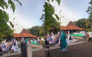 Kebersamaan Warga Masjid Gang Arab Rayakan Idul Fitri