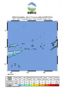Gempabumi Tektonik M6,3 di Laut Banda, Maluku Barat Daya Tidak Berpotensi Tsunami