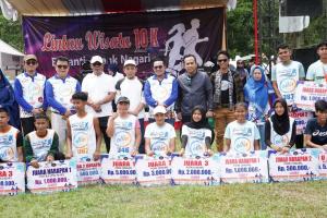 Dilepas Bupati Tanah Datar, Bakanti Gandeng Bank Nagari Adakan Marathon Lintau Wisata