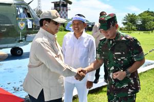 Perkuat Kolaborasi dan Swasembada Pangan Nasional, Panglima TNI Dampingi Presiden RI Panen Raya Serentak