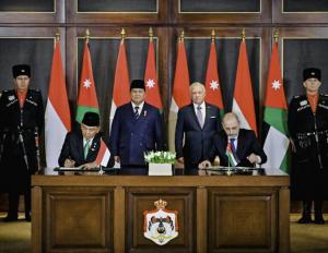 Presiden Prabowo dan Raja Abdullah II Sepakat Tingkatkan Kerja Sama Strategis