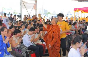 Doa Kebangsaan Sambut Waisak 26 BE Bersama Bhikkhu Thudong 2025 di Si Mian Fo Riverwalk Island PIK