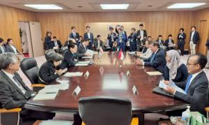 Menko Airlangga Bertemu Menteri Muto Yoji, Sepakati Penguatan dan Tindak Lanjut Kerja Sama Perdagangan dan Investasi antara Jepang dan Indonesia