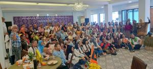 Ratusan Alumni Meriahkan Halalbihalal SMPN 12 Angkatan 79 di Balai Sarwono