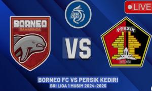 Prediksi Persik Kediri vs Borneo FC: Statistik Unggul Pesut Etam, Waspada Kejutan Macan Putih