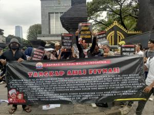Geruduk Polda Metro, Aspirasi Milenial Maluku Indonesia (AMMI) Desak Penyidik Tangkap Roy Suryo CS