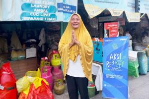 Nasabah PNM Mekaar Sulap 10 Ton Pakaian Lama Miliki Harapan Baru