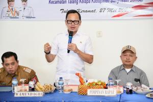 Wamendagri Bima Apresiasi Pembentukan Kopdeskel Merah Putih di Kelurahan Talang Keramat Banyuasin