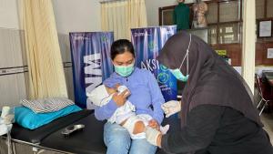 PNM Banyuwangi Gelar Aksi Cegah Stunting dan Imunisasi Gratis di 8 Titik Wilayah