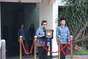Pimpin Upacara, ASN Diajak Perkokoh Ideologi Pancasila, Demokrasi, dan HAM