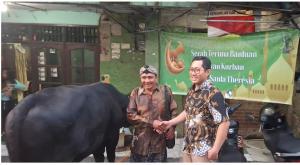Iduladha 1446 H, Gereja Santa Theresia Serahkan Hewan Kurban pada Komunitas di Tanah Abang