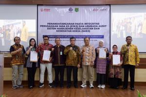 Cegah Penyimpangan, 120 PJK3 dan Lembaga Audit SMK3 Tandatangani Pakta Integritas