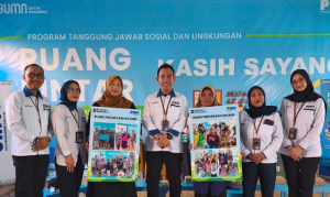 PNM Cirebon Kembali Salurkan Bantuan untuk Ruang Pintar Kasih Sayang di Mundu Pesisir