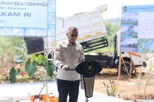 Groundbreaking SPPG Kemenko Polkam, Strategi Pembangunan Manusia Indonesia Secara Menyeluruh