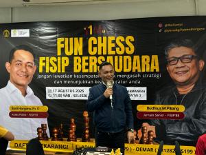 Gelar FUN Chess FISIP UI Bersaudara, Boni Hargens Siap Perkuat ILUNI Jadi Advokasi Kebijakan