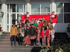 Perayaan HUT ke 80 RI Warga Indonesia dan Warga Uzbek yang Mencintai Indonesia
