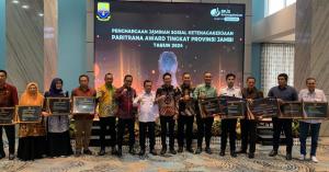PTPN IV Regional 4 Jambi Raih Paritrana Award BPJS