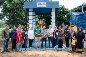 PNM Resmikan Fasilitas Air Bersih di Lampung Utara, Jawab Krisis Air Warga Desa Wonomarto
