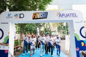 Funwalk Apjatel Beri semangat Kolaborasi Industri Telekomunikasi di Hari Bakti Postel ke-80