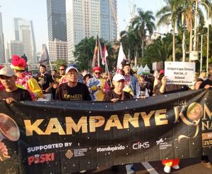 PaSKI Gaungkan Hari Komedi Nasional di Car Free Day
