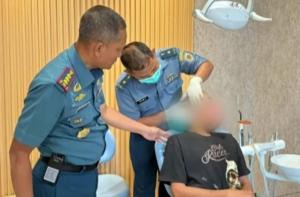 Rumkit Marinir Cilandak Berhasil Angkat Tumor Rahang Warga Ngada NTT 