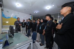 Pushidrosal Terima Kunjungan Mahasiswa ITERA