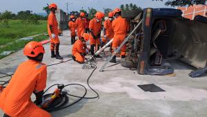 Tingkatkan Kompetensi SAR, 20 Personel BPBD Jombang Ikuti Pelatihan VAR dan CSR