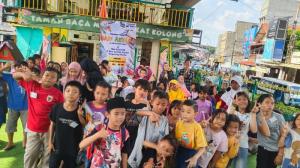PNM Dukung Kegiatan Literasi di TBM Kolong Ciputat, 85 Anak Antusias Ikut Meriahkan Hari Aksara